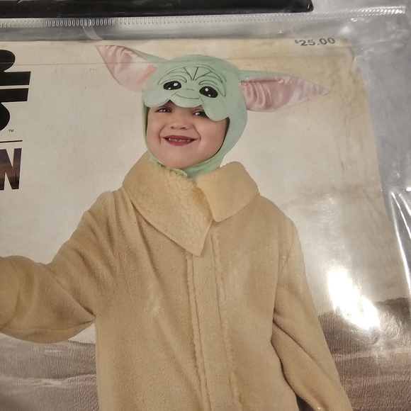 Star Wars Grogu Mandalorian Baby Yoda 2T 3T Halloween Costume - Picture 2 of 7